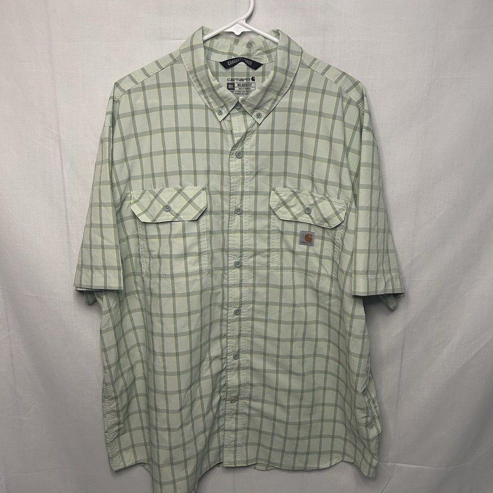 Carhartt Men's 2XL‎ Force Sun Defender™ Relaxed Fit Lightweight